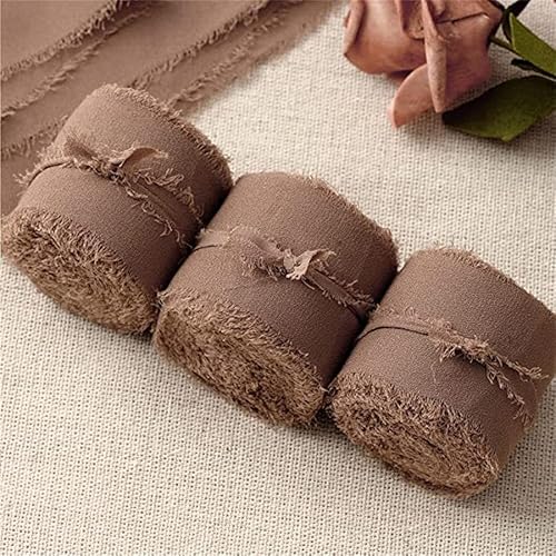 GreatRise 4 cm* 5 Meter Chiffonband Fransenband Baumwolle Schleifenband Geschenkband Stoffband Dekoband Fransen Band für DIY Handwerk Geschenkverpackung Sträußen Hochzeit Dekoration Dunkler Kaffee GreatRise 4 cm* 5 Meter Chiffonband Fransenband Baumwolle Schleifenband Geschenkband Stoffband Dekoband Fransen Band für DIY Handwerk Geschenkverpackung Sträußen Hochzeit Dekoration Dunkler Kaffee von GreatRise