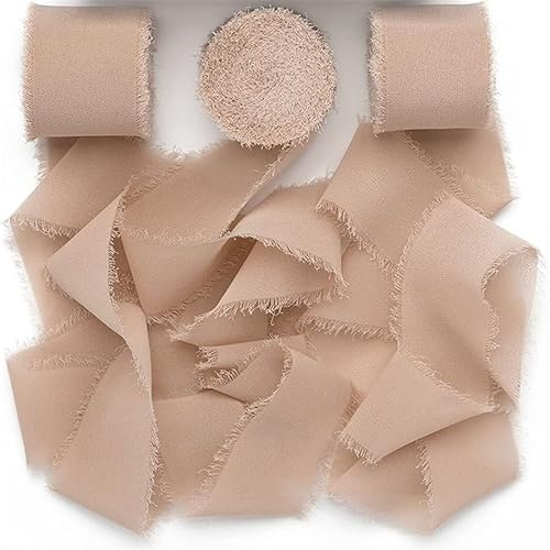 GreatRise 4 cm* 5 Meter Chiffonband Fransenband Baumwolle Schleifenband Geschenkband Stoffband Dekoband Fransen Band für DIY Handwerk Geschenkverpackung Sträußen Hochzeit Dekoration Khaki GreatRise 4 cm* 5 Meter Chiffonband Fransenband Baumwolle Schleifenband Geschenkband Stoffband Dekoband Fransen Band für DIY Handwerk Geschenkverpackung Sträußen Hochzeit Dekoration Khaki von GreatRise