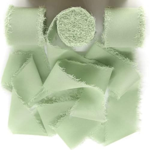 GreatRise 4 cm* 5 Meter Chiffonband Fransenband Baumwolle Schleifenband Geschenkband Stoffband Dekoband Fransen Band für DIY Handwerk Geschenkverpackung Sträußen Hochzeit Dekoration Mintgrün GreatRise 4 cm* 5 Meter Chiffonband Fransenband Baumwolle Schleifenband Geschenkband Stoffband Dekoband Fransen Band für DIY Handwerk Geschenkverpackung Sträußen Hochzeit Dekoration Mintgrün von GreatRise