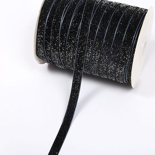 GreatRise 5 Yard Metallisches Glitzer Satinband Einseitiges Samtband Glitzer Samt Dekoband Schleifenband Schmuckband für Nähen Geburtstag Party Hochzeit Weihnachten Dekor Grau #4 1cm GreatRise 5 Yard Metallisches Glitzer Satinband Einseitiges Samtband Glitzer Samt Dekoband Schleifenband Schmuckband für Nähen Geburtstag Party Hochzeit Weihnachten Dekor Grau #4 1cm von GreatRise