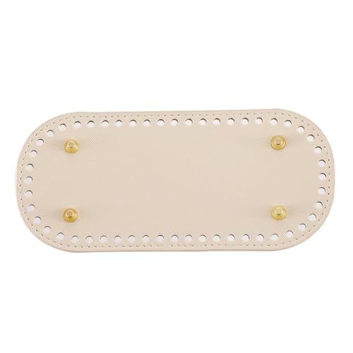 GreatRise PU Leder Taschenboden 22x10cm Boden Tasche Häkeln mit Löchern Oval Gehäkelter Tasche Bodenformer Korbboden Kunstleder für DIY Taschen Stricktasche Häkeltaschen Weiß 3 Stück GreatRise PU Leder Taschenboden 22x10cm Boden Tasche Häkeln mit Löchern Oval Gehäkelter Tasche Bodenformer Korbboden Kunstleder für DIY Taschen Stricktasche Häkeltaschen Weiß 3 Stück von GreatRise