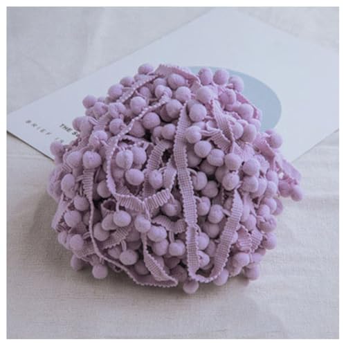 GreatRise Pompon-Borte Bunt Pom Poms Quaste Borte Spitzenband mit 1.2 cm Pompons Bommelborte Pomponband Quaste Trim Band für Basteln Nähen Kleidung Zuhause Dekorieren Hellviolett 3 Yard GreatRise Pompon-Borte Bunt Pom Poms Quaste Borte Spitzenband mit 1.2 cm Pompons Bommelborte Pomponband Quaste Trim Band für Basteln Nähen Kleidung Zuhause Dekorieren Hellviolett 3 Yard von GreatRise