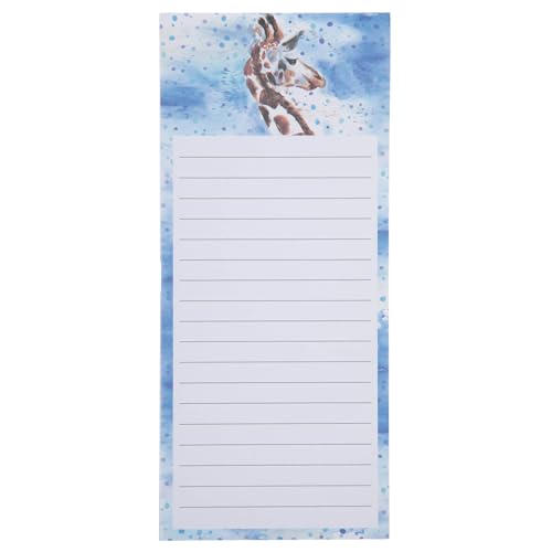Uplifting Magnetic Notepad 60 Pages Recycled Paper Fun Inspirational Quotes for Fridge Grocery List Office Animal Lovers (Giraffe) von GreaterGood