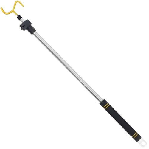 Greeily Zugstange für Vorhänge, Teleskop, universelles Edelstahl-Material mit komfortablem Schwammgriff, 90 - 150 cm Greeily Zugstange für Vorhänge, Teleskop, universelles Edelstahl-Material mit komfortablem Schwammgriff, 90 - 150 cm von Greeily