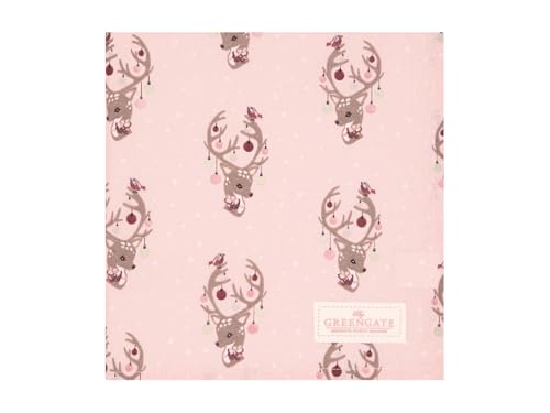 GreenGate [W] Tablecloth Dina Pale pink 100x100cm von GreenGate