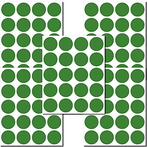 100 Klebepunkte 25mm 2,5cm Punkt PVC Folie Aufkleber abwaschbar desinfizierbar entkeimbar (Grün) von GreenIT