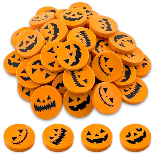 GreenYeah Halloween Mini Radiergummis, 50PCS Halloween-Kürbis-Radiergummi, Kinder Radiergummi, Mini-Kürbis-Radiergummis, Halloween für Partygeschenke, Belohnungen Im Klassenzimmer, Kinder Schüler GreenYeah Halloween Mini Radiergummis, 50PCS Halloween-Kürbis-Radiergummi, Kinder Radiergummi, Mini-Kürbis-Radiergummis, Halloween für Partygeschenke, Belohnungen Im Klassenzimmer, Kinder Schüler von GreenYeah
