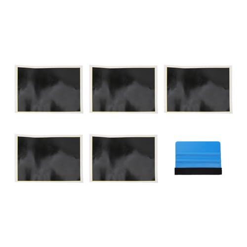Greensen 5er Set Lasermarkierungspapier, Lasergravur Markierungsfarbpapier für Metalle, Keramik, Glas, DIY Handwerk und persönliche Designs 39 x 27 cm Schwarz von Greensen