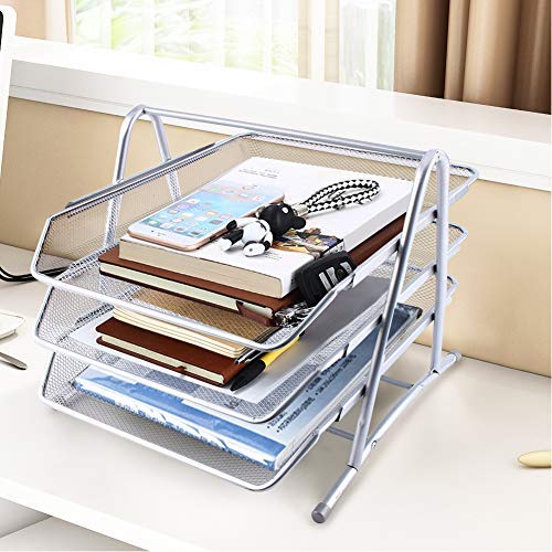 Briefablage Metall Silber, Dokumentenablage 3 Fächer Briefablage Organizer Mesh Design Metall Ablage Büro Briefablage Dokumenten Ablagen Schreibtischablage Papierablage Briefständer Ablagesystem Briefablage Metall Silber, Dokumentenablage 3 Fächer Briefablage Organizer Mesh Design Metall Ablage Büro Briefablage Dokumenten Ablagen Schreibtischablage Papierablage Briefständer Ablagesystem von Greensen