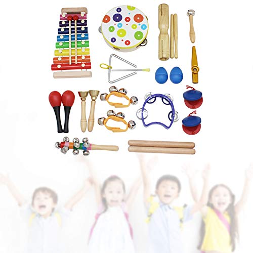 Greensen Bildungsmusikinstrument für Kinder 19 PCs Nicht -Hand -Drum Bell Achttone Aluminium Piano Holz Castanets Musik Dreieckiges Eisen Bauchmuskeln/Edelstahl Eisen/Holz/Aluminium Greensen Bildungsmusikinstrument für Kinder 19 PCs Nicht -Hand -Drum Bell Achttone Aluminium Piano Holz Castanets Musik Dreieckiges Eisen Bauchmuskeln/Edelstahl Eisen/Holz/Aluminium von Greensen