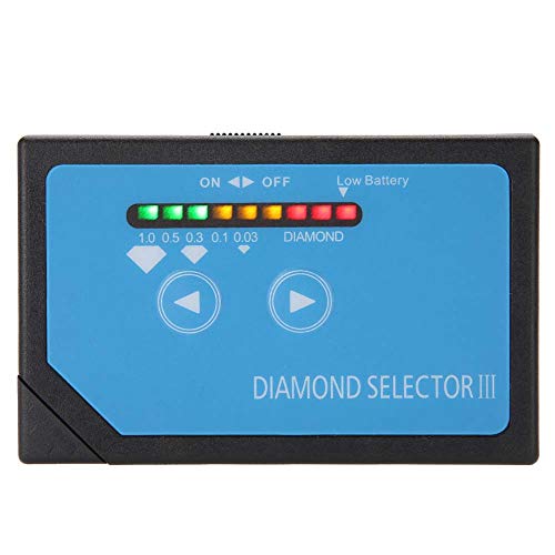 Greensen Compact Diamond Selector III Red Tester LED -Indikator -Werkzeug für Reale Diamanten mit Metallwarnungsfunktion für Einfache Transportfarbe: Wie Im Bild Gezeigt, Größe: ca. 94g von Greensen