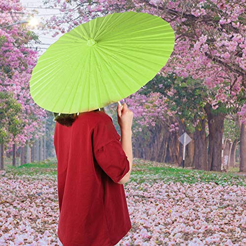 Greensen DIY -Papier -Regenschirm für , Weißer Leerer Regenschirm für Handmalerei, Ideal für Kindergartenaktivitäten und Schulklassenzimmer, mit Verschiedenen Maloptionen (GREEN) von Greensen