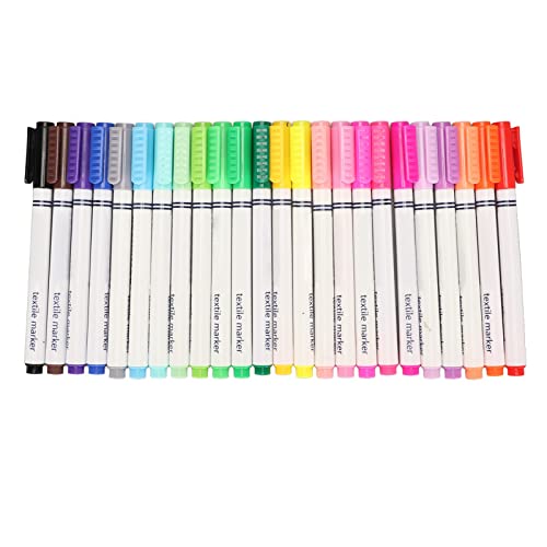 Greensen Graffiti -Marker Feiner Spitze Glättungsstofffarbenmarkierungen 24 Pcs für Canvas -Kleidungsanfänger von Greensen