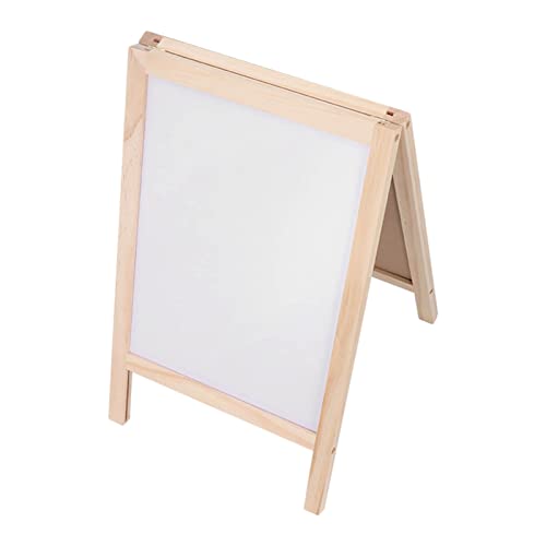 Greensen Große aus Holzkunst, Doppelseitige Pappelstruktur Staffelei für Jungen und Mädchen, Umfasst Tafel und Marker Greensen Große aus Holzkunst, Doppelseitige Pappelstruktur Staffelei für Jungen und Mädchen, Umfasst Tafel und Marker von Greensen