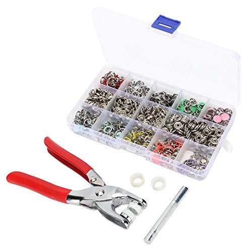Greensen Komplette Snap -Befestigungsmittel -Kit Nähtaste für die Kleidung für die Kleidung mit 804pcs Taste Set Greensen Komplette Snap -Befestigungsmittel -Kit Nähtaste für die Kleidung für die Kleidung mit 804pcs Taste Set von Greensen