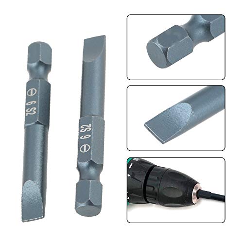 Greensen Legierungstahl 50 Mm 50 Mm Grooting -Bereiche, 1/4 Zoll Sl6mm Bits Kit für Professionelle Mechanik Greensen Legierungstahl 50 Mm 50 Mm Grooting -Bereiche, 1/4 Zoll Sl6mm Bits Kit für Professionelle Mechanik von Greensen