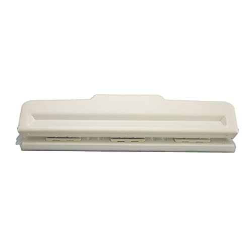 Greensen Papierlochstempel Stabil 9 Loch Punch White Manual Puncher für A4 B5 B6 A5 A6 Papier, Geeignet für Mehrere Größen von Greensen