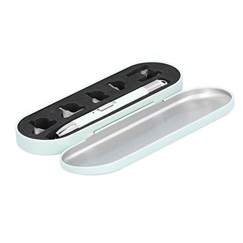 Greensen USB -Laderaum Luminöser Bohrstift für Malerei mit Aufbewahrungsbox, Stickerei für Kreuzstichapplikationen, ABS Edelstahl Point Bohrstift für Nagelkunst (#2) von Greensen