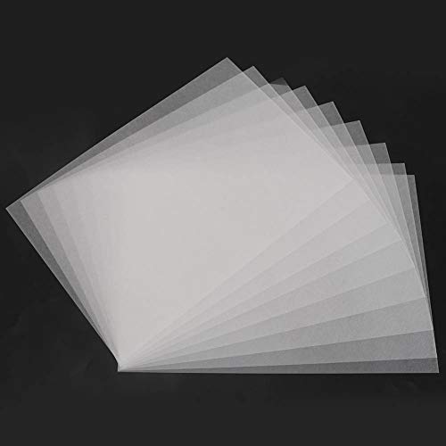 Greensen Verkleinerte Kunststoffschicht Wärme Verkleinerbares DIY -handbemalte Materialien für Schlüsselbundanhänger, Zubehör, 10 Pack (0,3 mm transparent feines Schleifen 20x29cm) von Greensen
