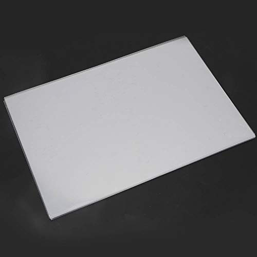 Greensen Verkleinerte Kunststoffschicht Wärme Verkleinerbares DIY -handbemalte Materialien für Schlüsselbundanhänger, Zubehör, 10 Pack (0,3 mm transparent - nicht poliert 20x29cm) von Greensen