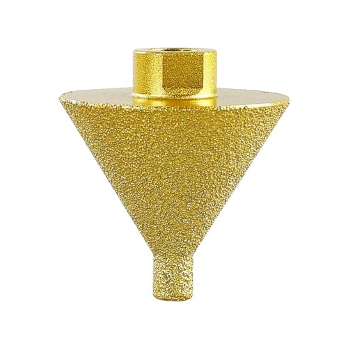 Schrägschloss Bit Countersink Bohrer Bitlochöffner für Fliesen Marmor Quarz Stein Granit Keramik mit Eingebautem Kühlwachs für Trockene Bohrungen (38 mm Durchmesser) von Greensen
