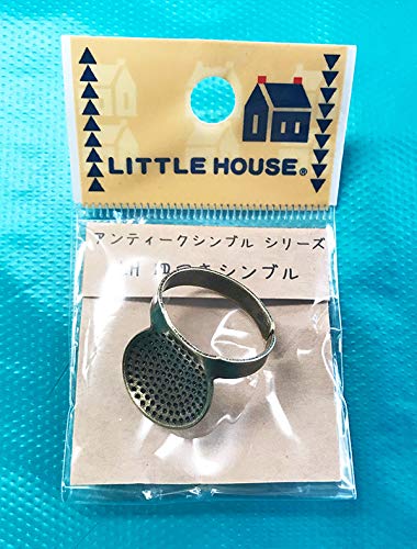 LH-SashikoThimble-Plate Japanische Nähnotions – Little House Japanisches Sashiko Metallschild Fingerhut von LH-SashikoThimble-Plate
