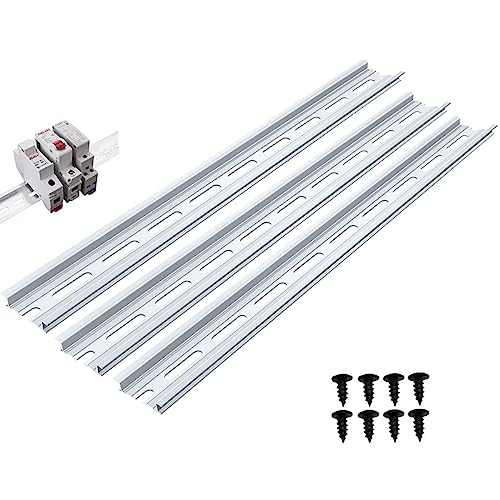 Greluma 3 Stück 30 cm DIN-Schiene, Aluminium-DIN-Schiene für Elektrische Schaltschränke - Breite 35 mm, Höhe 7,5 mm, Dicke 1,2 mm Greluma 3 Stück 30 cm DIN-Schiene, Aluminium-DIN-Schiene für Elektrische Schaltschränke - Breite 35 mm, Höhe 7,5 mm, Dicke 1,2 mm von Greluma
