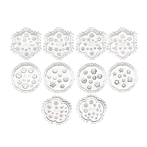 Grendly 10 Stück Blumen-Modelliermasse, Mini-Harz, Polymer-Ton, Ausstechformen, kleine Blumen, Gänseblümchen, Ton, Kieselgel-Ton Grendly 10 Stück Blumen-Modelliermasse, Mini-Harz, Polymer-Ton, Ausstechformen, kleine Blumen, Gänseblümchen, Ton, Kieselgel-Ton von Grendly