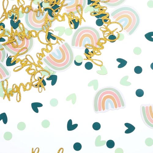 100 Stück Konfetti Grün Gold/Babyparty Deko Konfetti Baby Shower Babyparty Tisch Dekoration Konfettis Punkte Streuer für Die Enthüllung Des Geschlechts,Geburtstagsparty-Dekor 100 Stück Konfetti Grün Gold/Babyparty Deko Konfetti Baby Shower Babyparty Tisch Dekoration Konfettis Punkte Streuer für Die Enthüllung Des Geschlechts,Geburtstagsparty-Dekor von Grevosea