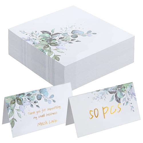 Tischkarten Geburtstag 50 Stück tischkarten konfirmation Hochzeit Tischkarten Elegante Platzkarten Hochzeit Namensschilder Beschriften für Konfirmation Kommunion Taufe Feier-10 * 9cm(A) von Grevosea