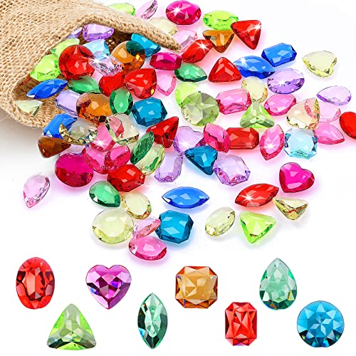 Grevosea 100 Stück Toy Gems,acryl diamanten Kinder Toy Gems Pirate Treasure Jewels Diamanten Kinder Edelsteine Streudeko 13-27mm Bunt Acryl Edelsteine Glassteine für Sommer Strand Grevosea 100 Stück Toy Gems,acryl diamanten Kinder Toy Gems Pirate Treasure Jewels Diamanten Kinder Edelsteine Streudeko 13-27mm Bunt Acryl Edelsteine Glassteine für Sommer Strand von Grevosea