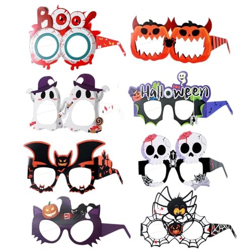 Grevosea 8 Stück Halloween Papierbrillen 3d Halloween Brillen Lustige Party Brillen Foto Requisiten Maskerade Masken Kostüm Dekoration Halloweens Accessoires Party Deko Foto Requisiten Grevosea 8 Stück Halloween Papierbrillen 3d Halloween Brillen Lustige Party Brillen Foto Requisiten Maskerade Masken Kostüm Dekoration Halloweens Accessoires Party Deko Foto Requisiten von Grevosea