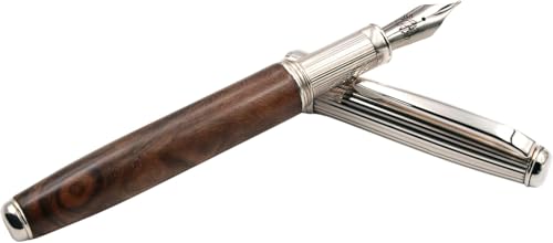 Grifos - Füllfederhalter aus Heidekraut-Wurzelholz - Personalisierter - 925er Silber - Goldene Akzente - Eleganz und Einzigartiges Design - Handgefertigt in Italien Grifos - Füllfederhalter aus Heidekraut-Wurzelholz - Personalisierter - 925er Silber - Goldene Akzente - Eleganz und Einzigartiges Design - Handgefertigt in Italien von Grifos