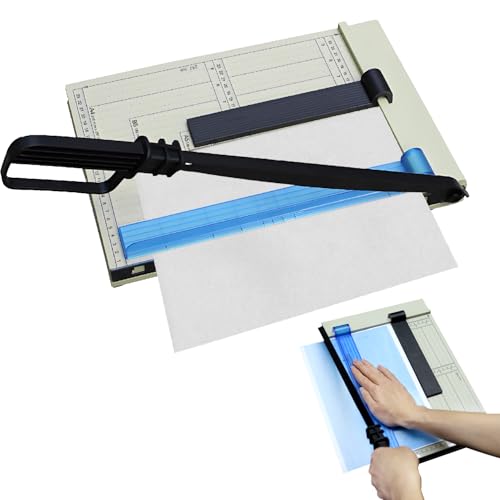 Hebelschneider für A4-Papier, professioneller Fotografieschneider, mit Schutzvorrichtung, Kapazität 15 Blatt, Papierschneider für Karton, Karton, Vinyl, Handwerk und Fotos Hebelschneider für A4-Papier, professioneller Fotografieschneider, mit Schutzvorrichtung, Kapazität 15 Blatt, Papierschneider für Karton, Karton, Vinyl, Handwerk und Fotos von Grillix