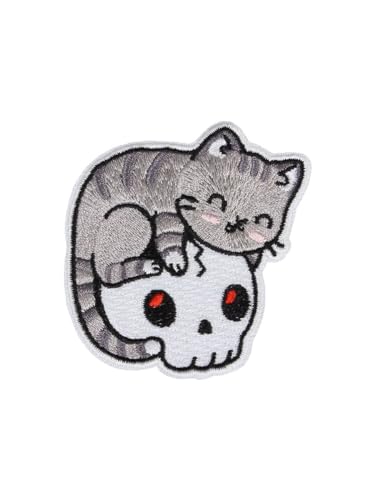 Cat Skull Patch von Grindstore