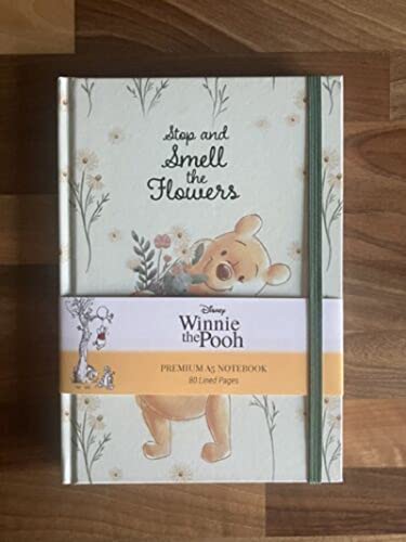 Grindstore Disney Winnie The Pooh Notizbuch, A5, Motiv Stop and Smell the Flowers von Grindstore