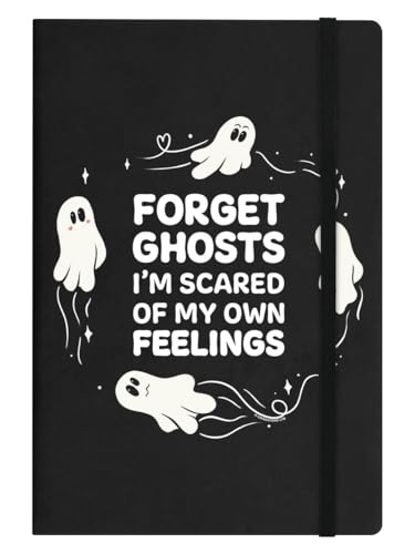 Grindstore Forget Ghosts Notizbuch, Hardcover, A5, Schwarz Grindstore Forget Ghosts Notizbuch, Hardcover, A5, Schwarz von Grindstore