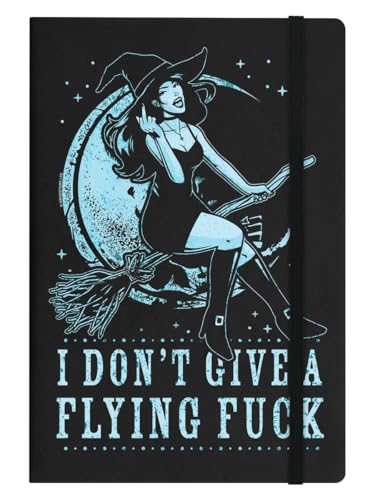 Grindstore Witch Please I Don't Give A Flying F*ck Notizbuch, A5, Hardcover, Schwarz Grindstore Witch Please I Don't Give A Flying F*ck Notizbuch, A5, Hardcover, Schwarz von Grindstore