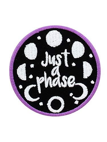 Just A Phase Patch Schwarz 6x6cm Just A Phase Patch Schwarz 6x6cm von Grindstore