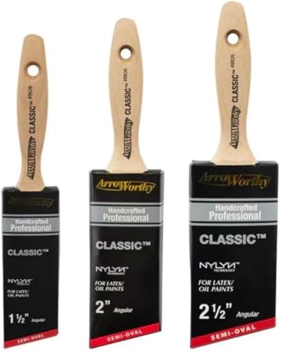 Arroworthy 8826 Pinsel-Set, 3 Stück, enthält: 3,8 cm, 5,1 cm, 6,3 cm Arroworthy 8826 Pinsel-Set, 3 Stück, enthält: 3,8 cm, 5,1 cm, 6,3 cm von Gripper Cloth