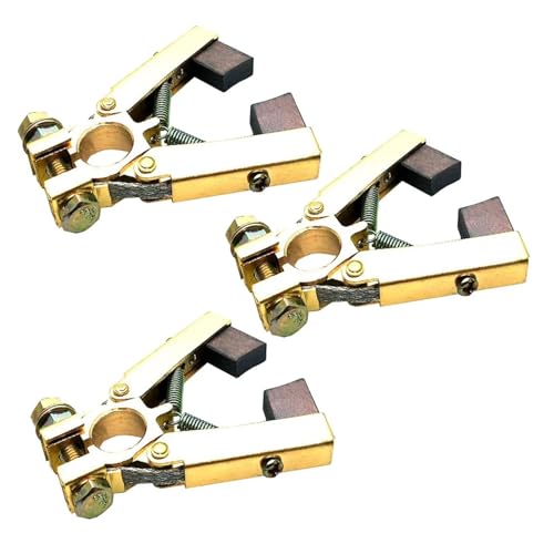 Grivon V-Form Kohlebürstenhalter 80 * 10mm Spule Fischgrätenmuster Kohlebürstenhalter Positionierungsstange(Green) von Grivon