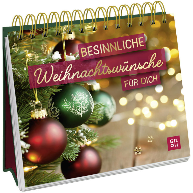 Besinnliche Weihnachtswünsche Für Dich - Groh Verlag, Kartoniert (TB) von Groh Verlag