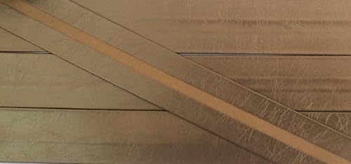 1 m Einfassband/Band aus Lederimitat/Kunstleder vorgefalzt alt gold metallic 25 mm 1 m Einfassband/Band aus Lederimitat/Kunstleder vorgefalzt alt gold metallic 25 mm von Großhandel für Schneiderbedarf