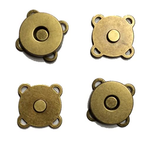 2 Magnetverschluesse altmessing 18 mm zum Annaehen 2 Magnetverschluesse altmessing 18 mm zum Annaehen von Großhandel für Schneiderbedarf