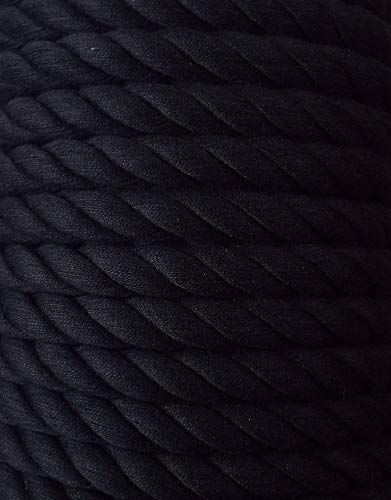 2 m Baumwollkordel 10 mm schwarz 2 m Baumwollkordel 10 mm schwarz von Großhandel für Schneiderbedarf