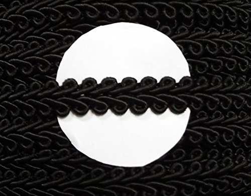 2 m Posamentenborte schwarz 10 mm 2 m Posamentenborte schwarz 10 mm von Großhandel für Schneiderbedarf