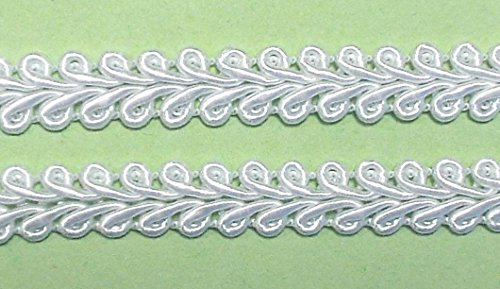 2 m Posamentenborte weiß 10 mm 2 m Posamentenborte weiß 10 mm von Großhandel für Schneiderbedarf