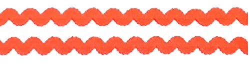 2 m Zackenlitze elastisch neonorange 8 mm 2 m Zackenlitze elastisch neonorange 8 mm von Großhandel für Schneiderbedarf