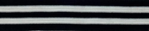 2 m Zierband/Borte 35 mm schwarz/weiß gestreift 2 m Zierband/Borte 35 mm schwarz/weiß gestreift von Großhandel für Schneiderbedarf