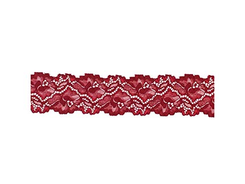 2 m feine Dessousspitze elastisch 55 mm kirschrot 2 m feine Dessousspitze elastisch 55 mm kirschrot von Großhandel für Schneiderbedarf